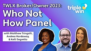Who Not How Panel with Matthew Tringalli, Andrea Hardaway, and Kelli Segretto
