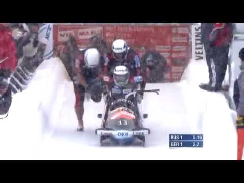 Kevin Kuske - 1. Lauf im Vierer-Bob in Winterberg