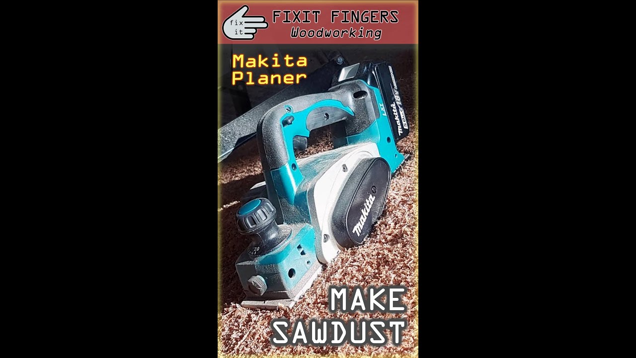 Watch video Makita Cordless 18V Planer (DKP180Z or XPK01Z) Now Makita Cordless 18V Planer (DKP180Z or XPK01Z)