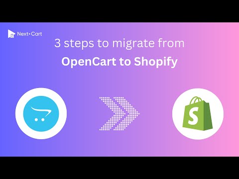 Migrate OpenCart to Shopify in 3 simple steps