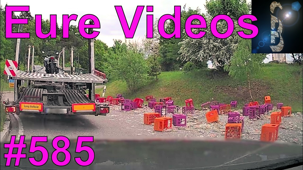 Eure Videos #585 - Dashcam - Stühle auf Fahrbahn - 6 kaputte Autos nach Sprintercrash - Wildparken