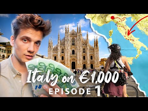 , title : 'How far can you travel in Italy with €1000 ?  Ep1. Milan'
