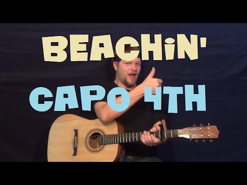 Beachin' (Jake Owen) Easy Guitar Lesson How to Play Tutorial - Capo 4th
