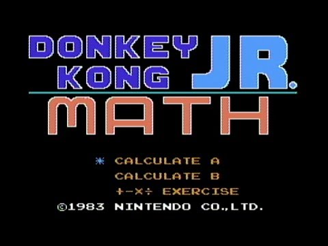 Donkey Kong Jr. Math Wii