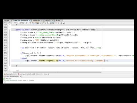 Java Jdbc Tutorial 7 Inserting Records Into Database