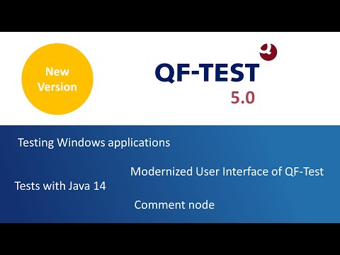 QF-Test Version 5.0 - Testing Windows applications