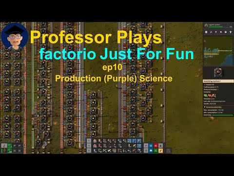 factorio ep10 Production Purple Science