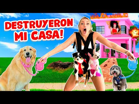 24 HORAS SIENDO MAMÁ DE 4 TERREMOTOS !!! 😱🏡 | Katie Angel