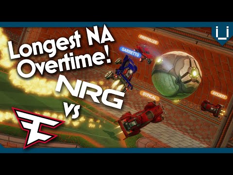 The New Longest Overtime in RLCS NA | NRG vs Faze
