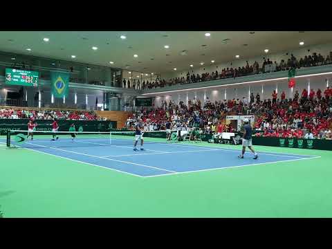 Matos/Meligeni (BRA) d. Borges/Cabral (POR) — 3.º encontro Portugal vs. Brasil Taça Davis