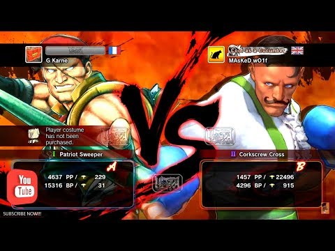 "Best Bout Replays" USF4 - G Karne vs MAsKeD wO1f  (1080p HD 60fps)