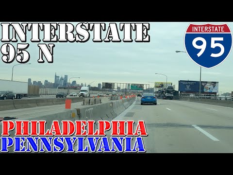 I-95 North - Philadelphia - Pennsylvania - 4K Highway Drive - 2026
