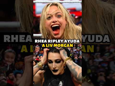 Rhea Ripley helps Liv Morgan #wwe #wrestling #livmorgan #rhearipley #wweraw