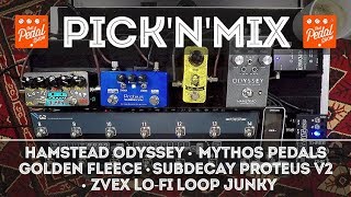 TPS Pick'N'Mix – Hamstead Odyssey, Mythos Golden Fleece, Subdecay Proteus, ZVEX, Lo-Fi Loop Junky
