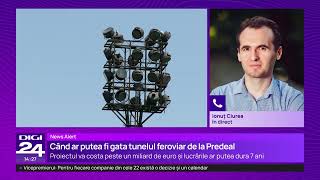 Cel mai lung tunel feroviar din România prinde contur: va avea 10 kilometri