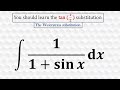 Integrating Using T Tan X 2 Substitution The Weierstrass Substitution