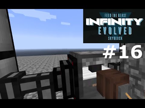 Infinity Evolved Skyblock S1 E16 - Auto Ore Smashing