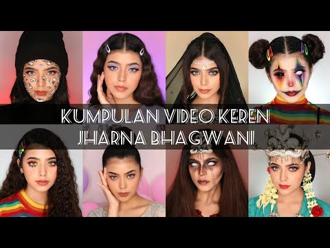 KEREN!! Kumpulan Video Make up Lipsync JHARNA BHAGWANI 17y.o || LATHI CHALLANGE Paling Keren!