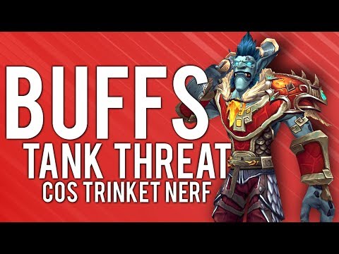 Tank Threat Buff and Some Nerfs For New Updates In 8.2 - WoW: Battle For Azeroth 8.2
