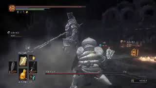 「【DARK SOULS 3】装備重量100％超え縛りカンスト攻略ボス撃破シーン！＃16！英雄グンダ戦！