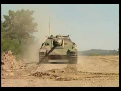 Jagdpanther WTS moving on training groud