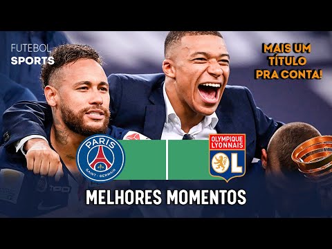 Gols e lances de PSG x Lyon