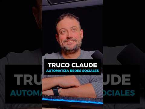 TRUCO CLAUDE AUTOMATIZA REDES SOCIALES  #ia #ai #chatgpt #bigdata #data #bilbao