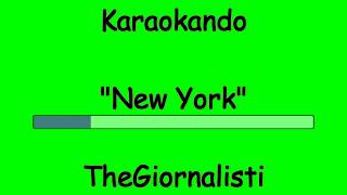 Karaoke Italiano - New York - TheGiornalisti ( Testo )