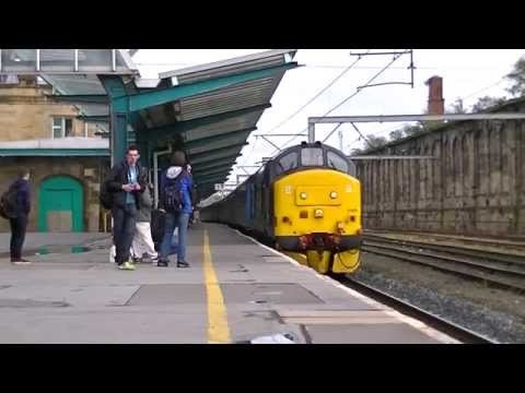 37405 & 37425 departing Carlisle - 10th May 2014