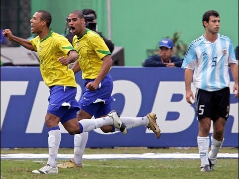 Brasil 2x2 Argentina (4x2) (25/07/2004) - Final Copa América 2004 (Brasil campeão)