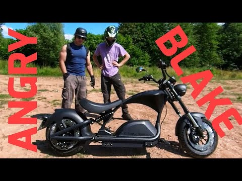 Angry Blake 80kmh E-Chopper // Testfahrt // Speedtest // Details
