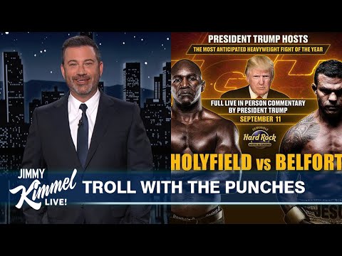 Jimmy Kimmel Roasts Donald Trump For Spending 9/11 At A Boxing Ring Doing Live Commentary