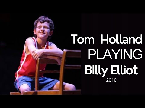 Tom Holland playing Billy Elliot (2010)