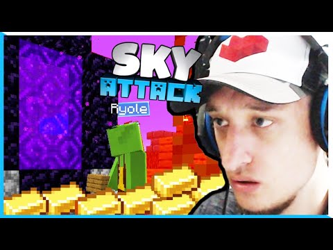 SKY ATTACK Nether ist eröffnet! Wir farmen GOLD!