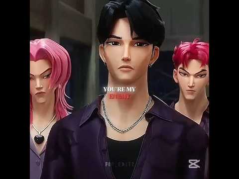 You are my enemy | Huntrix X Saja boys| IB: @cusdiana1 #kpopdemonhunters #shorts