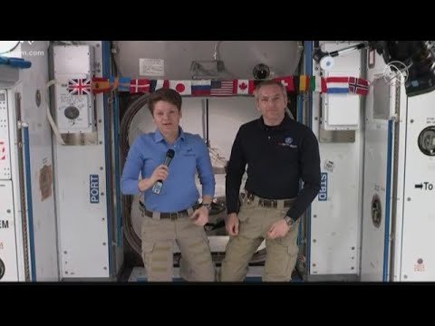 Spokane astronaut Anne McClain takes phone call from VP Mike Pence