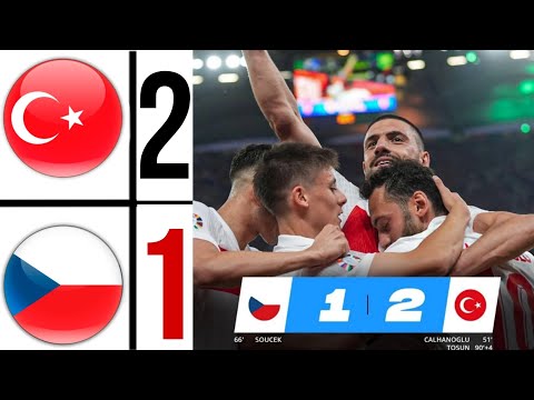 Türkiye - Czech Republic (2-1) EURO 2024 || Çek  - Türkiye (1-2) EURO 2024