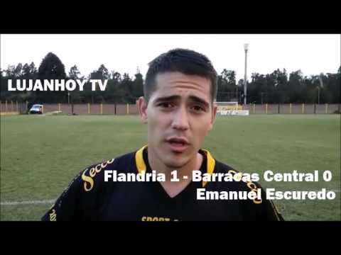 Flandria 1 vs.  Barracas Central 0 - La palabra de Emanuel Escuredo
