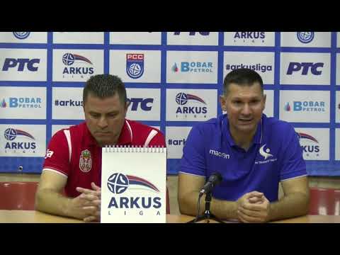 ARKUS liga 5. kolo / MRK Crvena Zvezda - RK Železničar 1949 / Konferencija za medije
