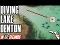 How Where To Scuba Dive At Lake Denton Florida 1 Minute Diver Orientation Video Down To 60