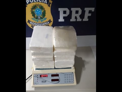 PRF apreende 10,5 kg de cocaÃna em Tubarão, SC. #PRF