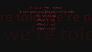 Daughtry - Who's They (Lyrics on Screen & Description) Bonus Track