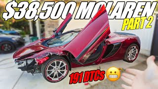 STARTING the $38,500 MCLAREN after 2 YEARS NOT RUNNING...WILL IT RUN???? (PART 2)