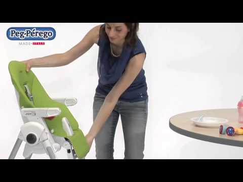Peg Perego Prima Pappa Follow Me Ice IH01000000BL73 Стульчик для кормления 2в1