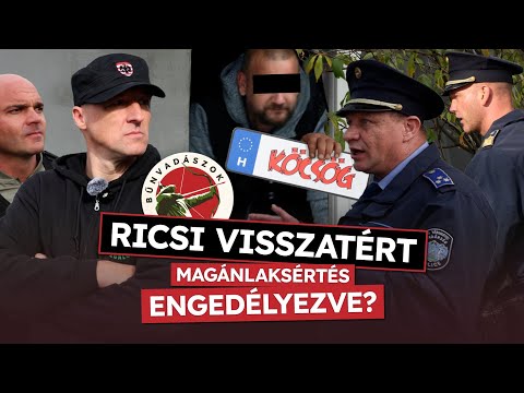 Ricsi VISSZATÉRT.  A rendőrség TÉTLENÜL NÉZI a MAGÁNLAKSÉRTÉST? ⛓️‍💥⚡️🚔⚡️🚨(Bűnvadászok 33.)