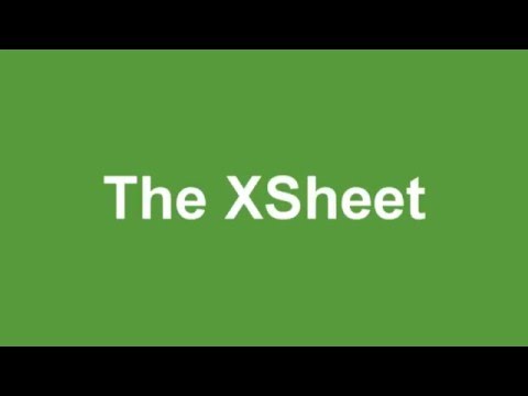 Opentoonz Tutorial 3 The XSheet
