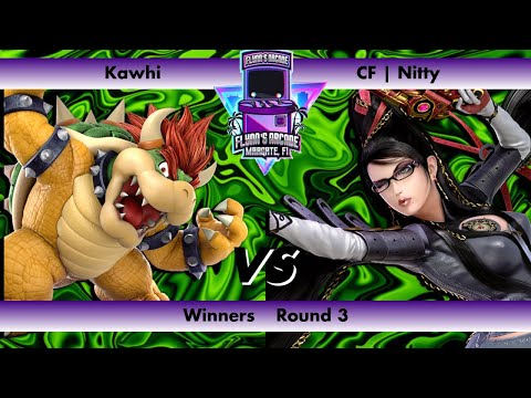 Flynn's Arcade 078 Winners Round 3 - Kawhi (Bowser) vs CF | Nitty (Bayonetta) SSBU Tournament 2023