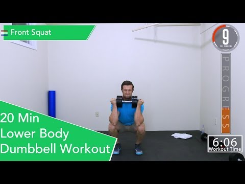 Intense 20 Minute Lower Body Dumbbell Workout