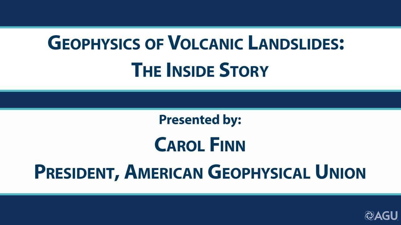 Geophysics of Volcanic Landslides:  The Inside Story