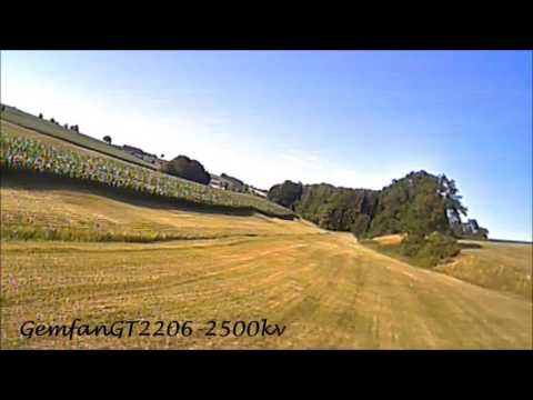 F40PRO 2600kv&GemfanGT2206 2500kv
